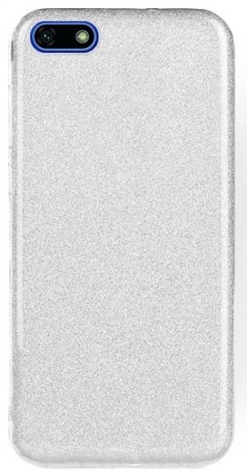 Накладка Remax Glitter Silicon Case Honor 7a/Huawei Y5 (2018) Silver - фото - интернет-магазин электроники и бытовой техники TTT