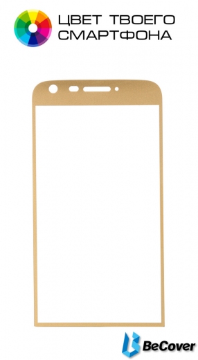 Захисне скло BeCover для LG G5 H850/H860 Gold  - фото - інтернет-магазин електроніки та побутової техніки TTT