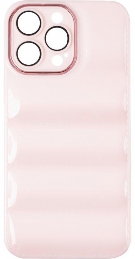 Чохол Gelius Down Jacket Frame для iPhone 14 Pro Pink - фото - інтернет-магазин електроніки та побутової техніки TTT