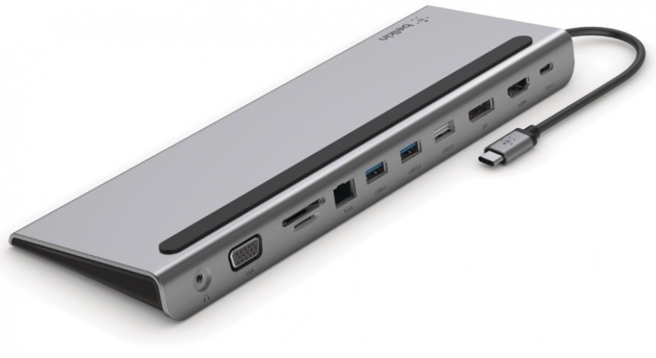 Док-станція Belkin USB-C 11in1 Multiport Dock (INC004BTSGY) - фото - інтернет-магазин електроніки та побутової техніки TTT