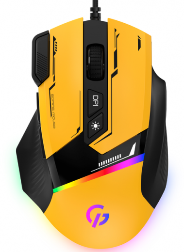 Мышь GamePro GM300Y USB Yellow-Black - фото Мышь GamePro GM300Y USB Yellow-Black - фото - интернет-магазин электроники и бытовой техники TTT