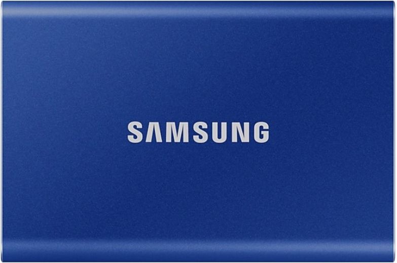 Жесткий диск Samsung Portable SSD T7 2TB USB 3.2 Type-C (MU-PC2T0H/WW) External Blue - фото - интернет-магазин электроники и бытовой техники TTT