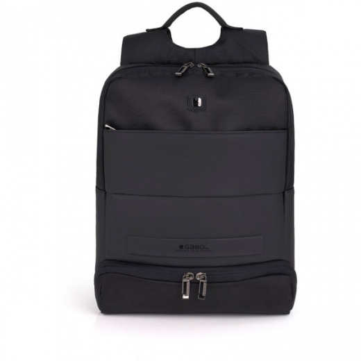 Рюкзак для ноутбука Gabol Expandable Backpack Capital 9/11L (413156-001) (930733) Black  - фото Рюкзак для ноутбука Gabol Expandable Backpack Capital 9/11L (413156-001) (930733) Black  - фото - інтернет-магазин електроніки та побутової техніки TTT