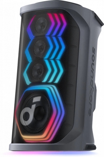Портативная колонка Anker SoundCore Rave 3S Party Speaker 200W RGB (A31A3012) Black - фото - интернет-магазин электроники и бытовой техники TTT