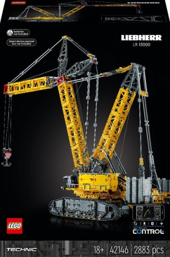 Конструктор LEGO Technic Гусеничный подъемный кран Liebherr LR 13000 2883 детали (42146) - фото Конструктор LEGO Technic Гусеничный подъемный кран Liebherr LR 13000 2883 детали (42146) - фото - интернет-магазин электроники и бытовой техники TTT