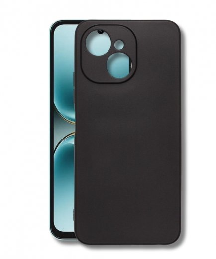 Силиконовый чехол BeCover для Tecno Spark 40C 4G (KM4k) (714683) Black - фото - интернет-магазин электроники и бытовой техники TTT