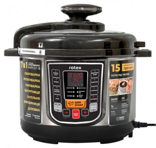 Мультиварка-скороварка ROTEX REPC57-B - фото Мультиварка-скороварка ROTEX REPC57-B - фото - интернет-магазин электроники и бытовой техники TTT