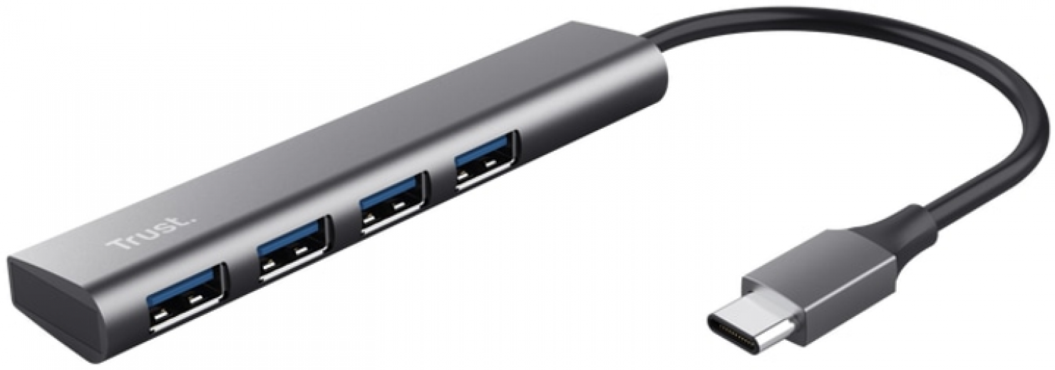 USB-C хаб Trust HALYX 4-PORT (TR24948) - фото USB-C хаб Trust HALYX 4-PORT (TR24948) - фото - интернет-магазин электроники и бытовой техники TTT
