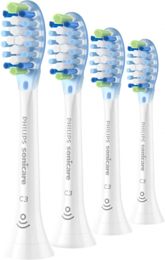Насадка для електричної зубної щітки PHILIPS Sonicare HX9044/87 C3 Premium Plaque Defense - фото - інтернет-магазин електроніки та побутової техніки TTT