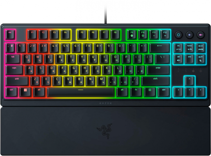 Клавиатура проводная Razer Ornata V3 TKL USB (RZ03-04881800-R371) Black  - фото - интернет-магазин электроники и бытовой техники TTT