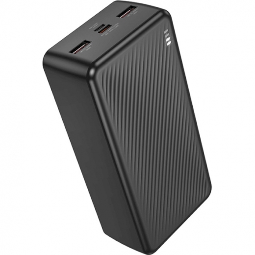 УМБ Borofone BJ56B Graceful 30000 mAh 22.5W+PD20W Fully Compatible Black - фото - интернет-магазин электроники и бытовой техники TTT