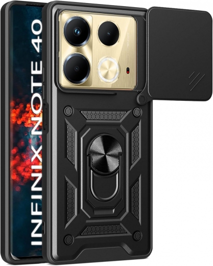 Панель BeCover Military для Infinix Note 40 (X6853) (712159) Black - фото - інтернет-магазин електроніки та побутової техніки TTT