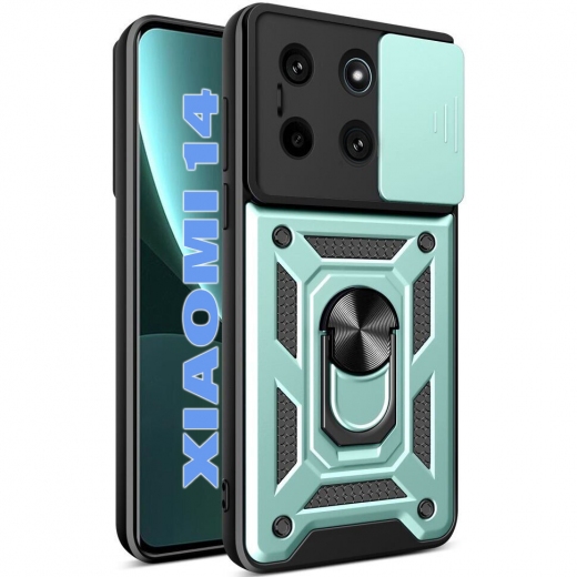 Панель BeCover Military для Xiaomi 14 5G (710799) Dark Green - фото - інтернет-магазин електроніки та побутової техніки TTT