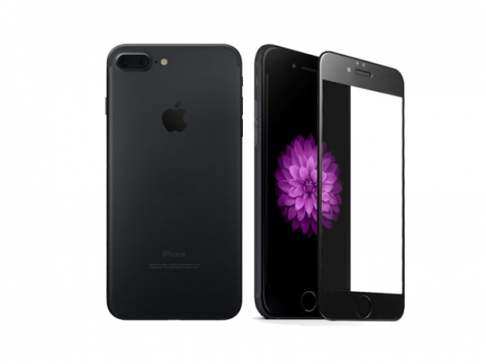 Защитное стекло для iPhone 7 Plus 3D Black - фото - интернет-магазин электроники и бытовой техники TTT
