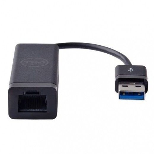 Адаптер Dell USB 3.0 - Ethernet Black (470-ABBT) - фото - интернет-магазин электроники и бытовой техники TTT
