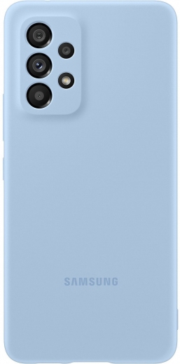 Панель Silicone Cover для Samsung Galaxy A53 EF-PA536TLEGRU Artic Blue - фото - интернет-магазин электроники и бытовой техники TTT
