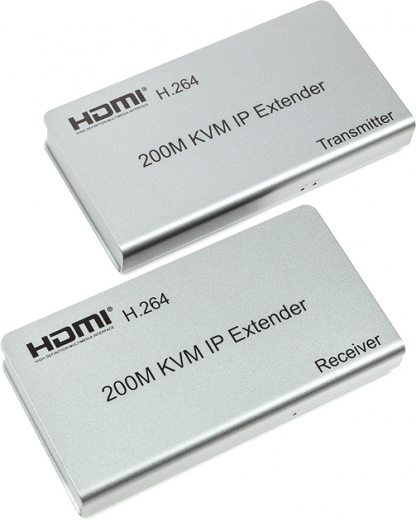 Подовжувач HDMI-сигналу PowerPlant HDMI 1080P/60 hz до 200 м через CAT5E/6 (HDES200-KVM) (CA912940) - фото Подовжувач HDMI-сигналу PowerPlant HDMI 1080P/60 hz до 200 м через CAT5E/6 (HDES200-KVM) (CA912940) - фото - інтернет-магазин електроніки та побутової техніки TTT