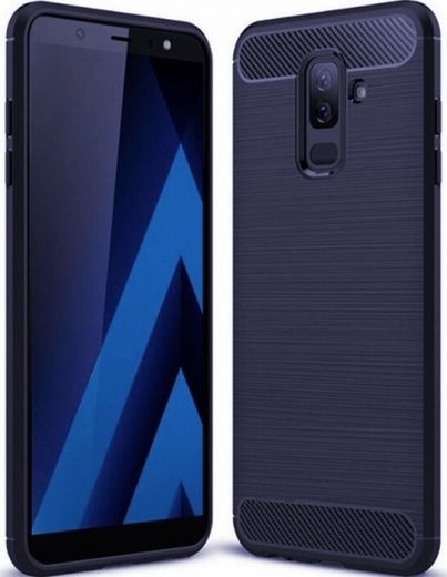 Накладка iPaky TPU Shockproof Lasi Series Samsung J8 (2018) Blue - фото - інтернет-магазин електроніки та побутової техніки TTT