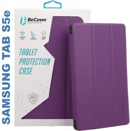 Чехол-книжка BeCover Smart Case для Samsung Galaxy Tab S5e T720/T725 (705320) Purple  - фото Чехол-книжка BeCover Smart Case для Samsung Galaxy Tab S5e T720/T725 (705320) Purple  - фото - интернет-магазин электроники и бытовой техники TTT