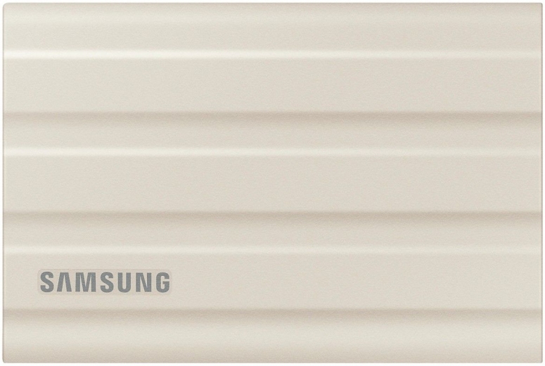 Жесткий диск Samsung Portable SSD T7 Shield 2Tb USB 3.2 Type-C (MU-PE2T0K/EU) Beige - фото - интернет-магазин электроники и бытовой техники TTT