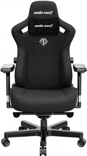 Крісло геймерське Anda Seat Kaiser 3 Size L (AD12YDC-L-01-B-CF) Black Fabric - фото Крісло геймерське Anda Seat Kaiser 3 Size L (AD12YDC-L-01-B-CF) Black Fabric - фото - інтернет-магазин електроніки та побутової техніки TTT