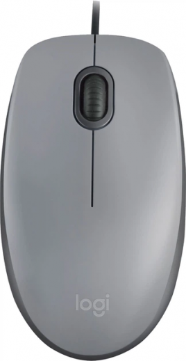 Мышь Logitech M110 Silent USB (910-006760) Mid Gray - фото - интернет-магазин электроники и бытовой техники TTT
