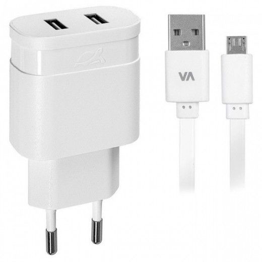 Сетевое зарядное устройство RivaCase VA4122 WD1 White - фото Сетевое зарядное устройство RivaCase VA4122 WD1 White - фото - интернет-магазин электроники и бытовой техники TTT