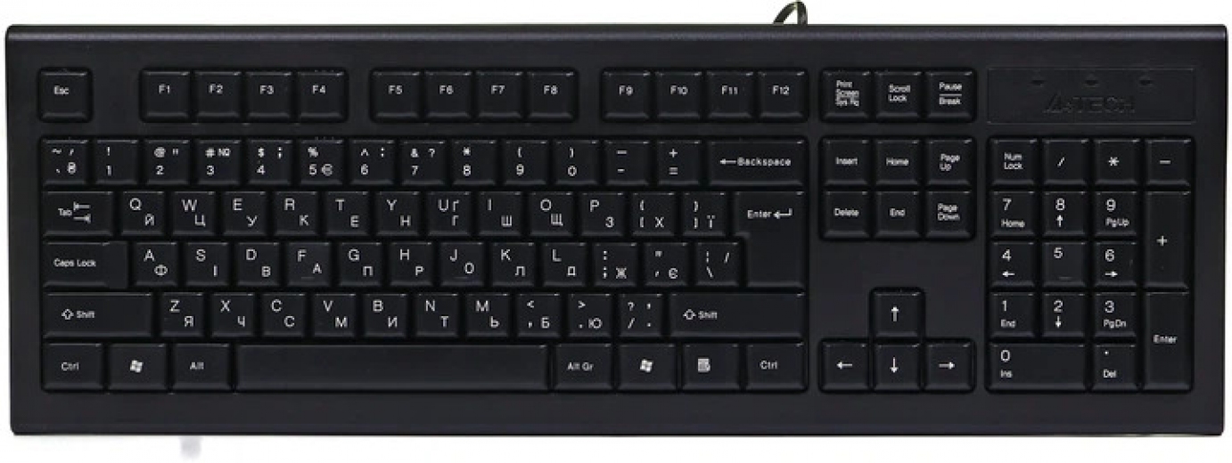 Клавиатура проводная A4Tech KR-85 PS/2 - фото - интернет-магазин электроники и бытовой техники TTT
