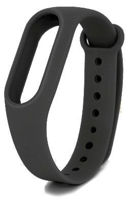 Ремешок для Xiaomi Mi Band 2 Dark Grey - фото - интернет-магазин электроники и бытовой техники TTT
