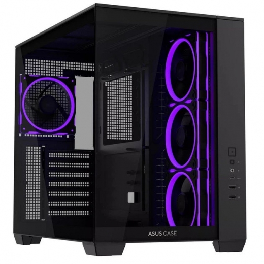 Корпус Asus A32 Plus Tempered Glass (90DC00S0-B19000) Black  - фото - інтернет-магазин електроніки та побутової техніки TTT