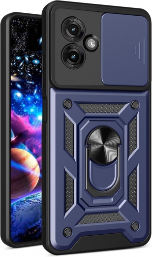 Панель BeCover Military для Motorola Moto G55 (713057) Blue - фото - интернет-магазин электроники и бытовой техники TTT