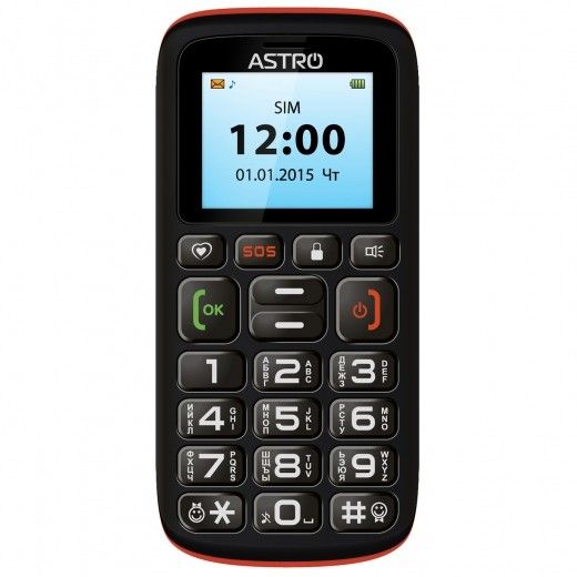Мобильный телефон Astro B181 Black/Orange - фото Мобильный телефон Astro B181 Black/Orange - фото - интернет-магазин электроники и бытовой техники TTT