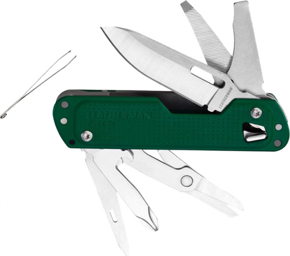 Мультиінструмент Leatherman Free T4 (832875) Evergreen  - фото - інтернет-магазин електроніки та побутової техніки TTT