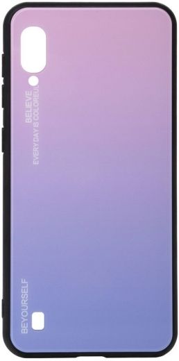 Панель BeCover Gradient Glass для Samsung Galaxy M10 2019 SM-M105 (703870) Pink-Purple - фото - интернет-магазин электроники и бытовой техники TTT