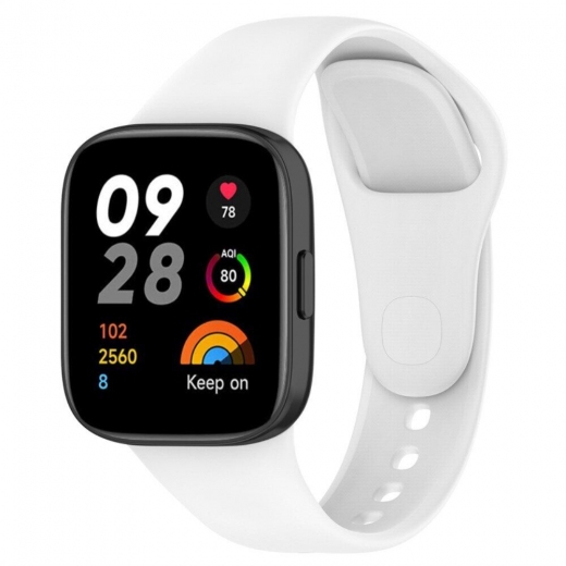 Ремінець BeCover для Xiaomi Redmi Watch 3 (710967) White - фото - інтернет-магазин електроніки та побутової техніки TTT