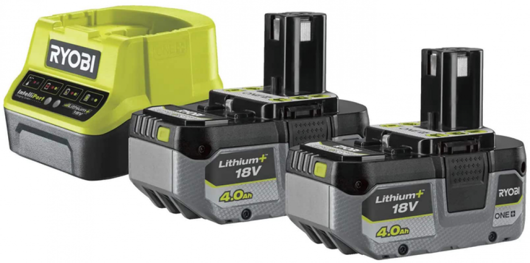 Набір акумулятора та зарядного пристрою ONE+ RYOBI RC18120-242X 18В 1 х 2 А-г 1 х 4 А-г ЗП 2А (5133005961) - фото - інтернет-магазин електроніки та побутової техніки TTT