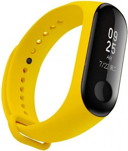 Ремешок для Xiaomi Mi Band 3 Yellow - фото - интернет-магазин электроники и бытовой техники TTT