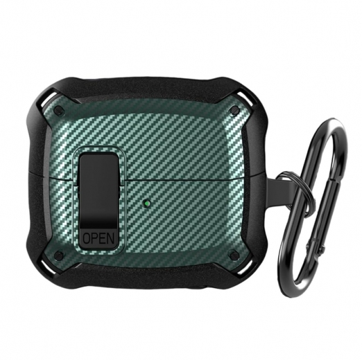 Чехол Protective TPU BeCover для Samsung Galaxy Buds 3 FE (715120) Dark Green - фото - інтернет-магазин електроніки та побутової техніки TTT