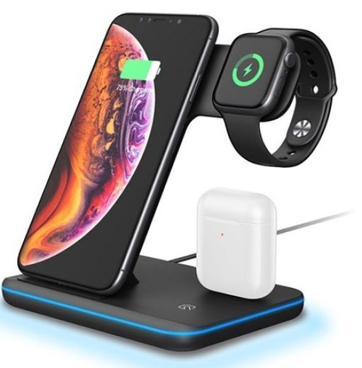 Беспроводное зарядное устройство BeCover BC-Z5 (704088) Black - фото - интернет-магазин электроники и бытовой техники TTT