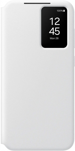 Чехол-книжка Samsung Smart View Wallet Case для Samsung Galaxy S24 FE (EF-ZS721CWEGWW) White - фото - интернет-магазин электроники и бытовой техники TTT