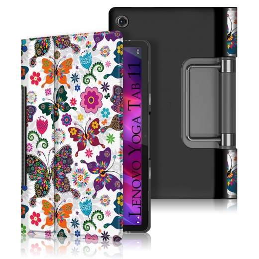 Чехол-книжка BeCover Smart Case для Lenovo Yoga Tab 11 YT-706F (707295) Butterfly - фото Чехол-книжка BeCover Smart Case для Lenovo Yoga Tab 11 YT-706F (707295) Butterfly - фото - интернет-магазин электроники и бытовой техники TTT