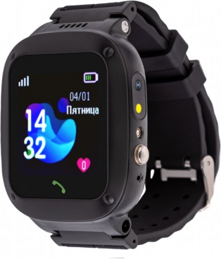 Смарт-часы Amigo GO004 Splashproof Camera LED (882418) Black - фото Смарт-часы Amigo GO004 Splashproof Camera LED (882418) Black - фото - интернет-магазин электроники и бытовой техники TTT
