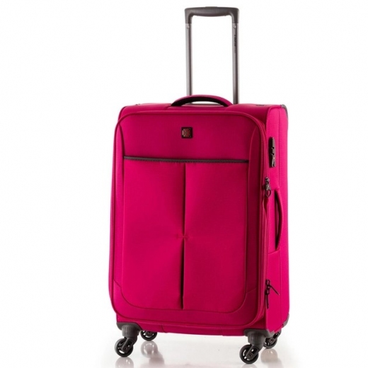 Валіза Swissbrand Silkeborg (L) (SWB_LLSIL941L)  Fuchsia/Light Grey - фото - інтернет-магазин електроніки та побутової техніки TTT