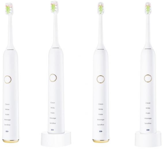 Электрическая зубная щетка Vitammy Symphony White Gold - фото Электрическая зубная щетка Vitammy Symphony White Gold - фото - интернет-магазин электроники и бытовой техники TTT