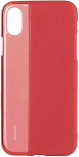 Панель Baseus Half to Half Case для Apple iPhone X/Xs (ARAPIPHX-RY09) Red - фото - інтернет-магазин електроніки та побутової техніки TTT