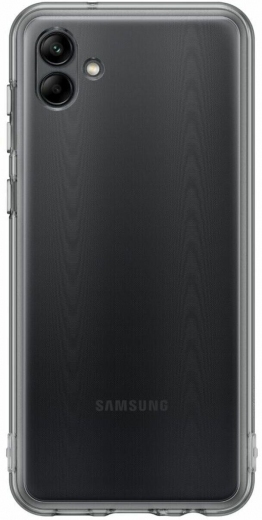 Чохол Samsung Soft Clear Cover для Samsung Galaxy A04 (EF-QA045TBEGRU) Black - фото - інтернет-магазин електроніки та побутової техніки TTT