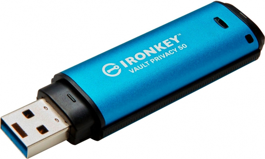 USB флеш накопитель Kingston IronKey Vault Privacy 50 128GB USB Type-C (IKVP50C/128GB) - фото USB флеш накопитель Kingston IronKey Vault Privacy 50 128GB USB Type-C (IKVP50C/128GB) - фото - интернет-магазин электроники и бытовой техники TTT