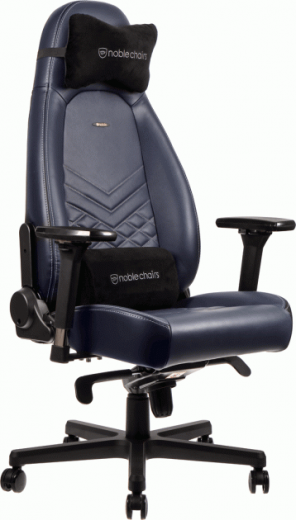 Кресло геймерское NOBLECHAIRS Icon Real Real Leather (NBL-ICN-RL-MBG) Midnight Blue - фото Кресло геймерское NOBLECHAIRS Icon Real Real Leather (NBL-ICN-RL-MBG) Midnight Blue - фото - интернет-магазин электроники и бытовой техники TTT