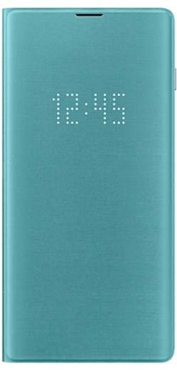 Чохол-книжка Samsung LED View Cover для Samsung Galaxy S10 Plus (EF-NG975PGEGRU) Green - фото - інтернет-магазин електроніки та побутової техніки TTT