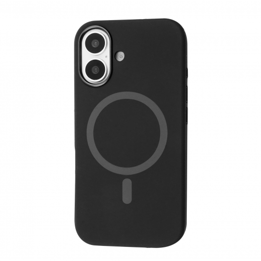 Панель BeCover FIBRA Silicone OmniMag для Apple iPhone 16 (716223) Black - фото - интернет-магазин электроники и бытовой техники TTT